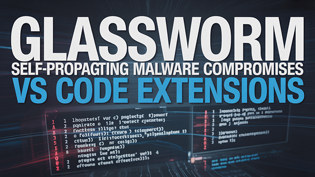 GlassWorm Self-Propagating Malware Compromises VS Code Extensions
