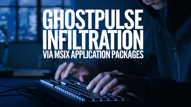 GHOSTPULSE Infiltration via MSIX Application Packages