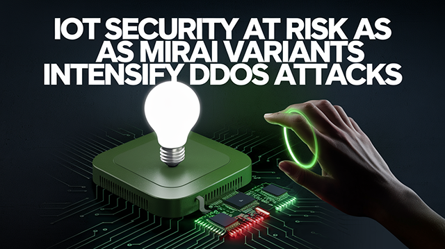 IoT Security at Risk as Mirai Variants Intensify DDoS Attacks