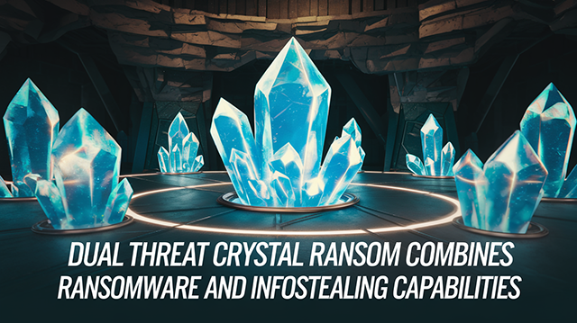 Dual Threat Crystal Rans0m Combines Ransomware and Infostealing Capabilities