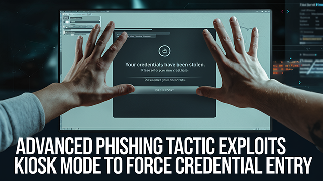 Advanced Phishing Tactic Exploits Kiosk Mode to Force Credential Entry