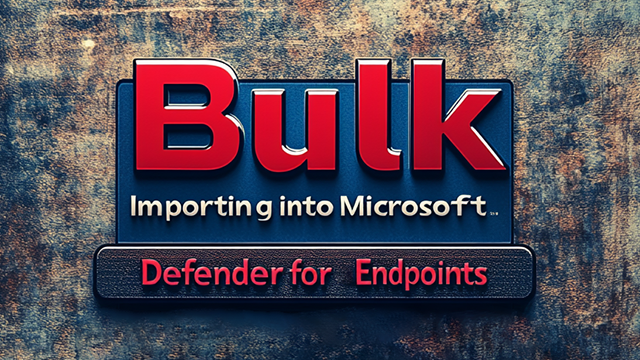 Make Cybersecurity Easier with Bulk IoC Importing into Microsoft Defender for Endpoints