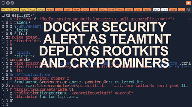 Docker Security Alert as TeamTNT Deploys Rootkits and Cryptominers