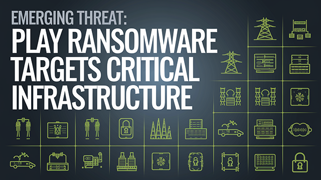 Emerging Threat Play Ransomware Targets Critical Infrastructure