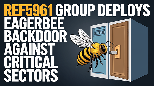 REF5961 Group Deploys EAGERBEE Backdoor Against Critical Sectors