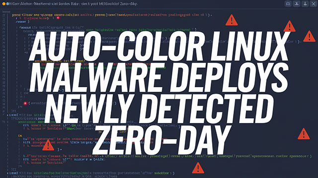 Auto-Color Linux Malware Deploys Newly Detected Zero-Day