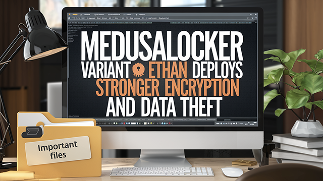 MedusaLocker Variant ETHAN Deploys Stronger Encryption and Data Theft