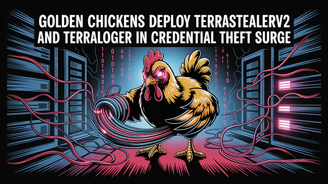 Golden Chickens Deploy TerraStealerV2 and TerraLogger in Credential Theft Surge