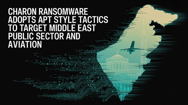 Charon ransomware adopts APT style tactics to target Middle East public sector and aviation