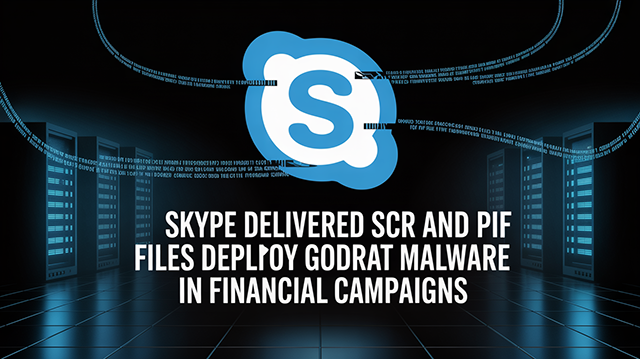 Skype Delivered SCR and PIF Files Deploy GodRAT Malware in Financial Campaigns