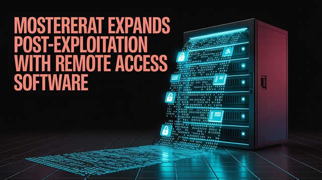 MostereRAT Expands Post-Exploitation with Remote Access Software
