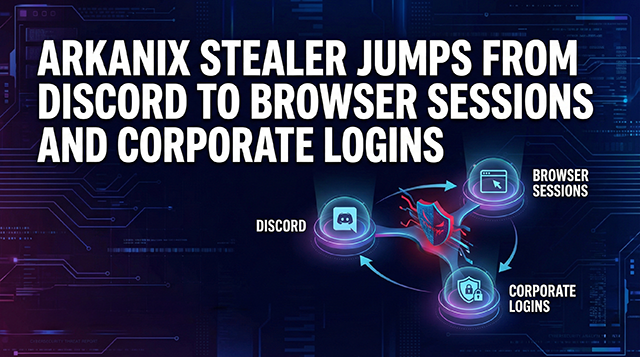 Arkanix Stealer Jumps from Discord to Browser Sessions and Corporate Logins