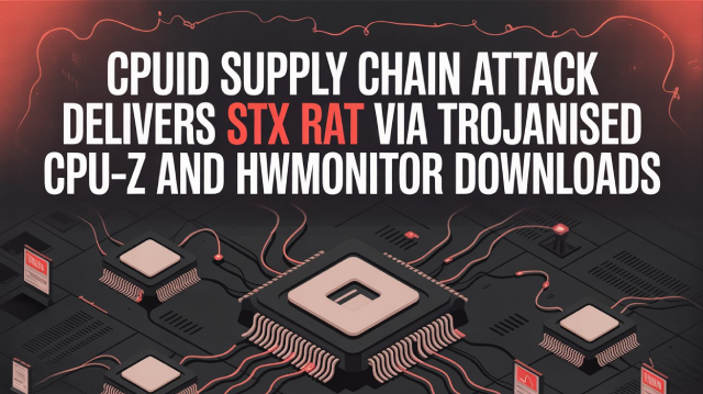 CPUID Supply Chain Attack Delivers STX RAT via Trojanised CPU-Z and HWMonitor Downloads