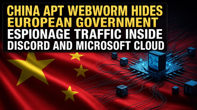 China APT Webworm Hides European Government Espionage Traffic Inside Discord and Microsoft Cloud