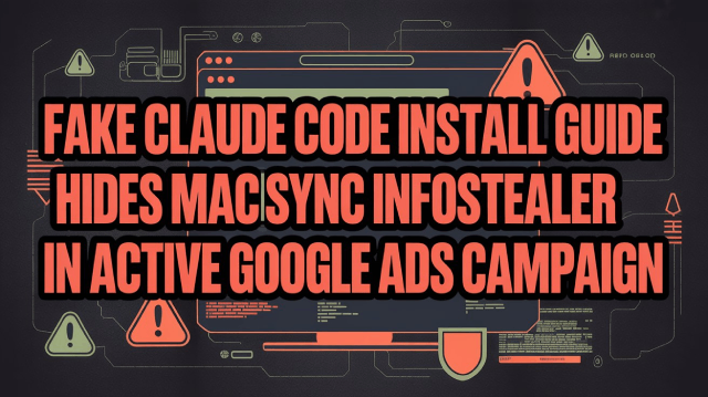 Fake Claude Code Install Guide Hides MacSync Infostealer in Active Google Ads Campaign